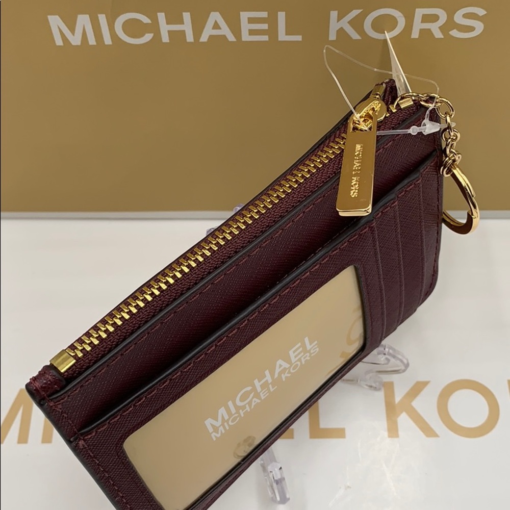 MICHAEL KORS JET SET TRAVEL SM TZ COINPOUCH W ID - Picture 10 of 16